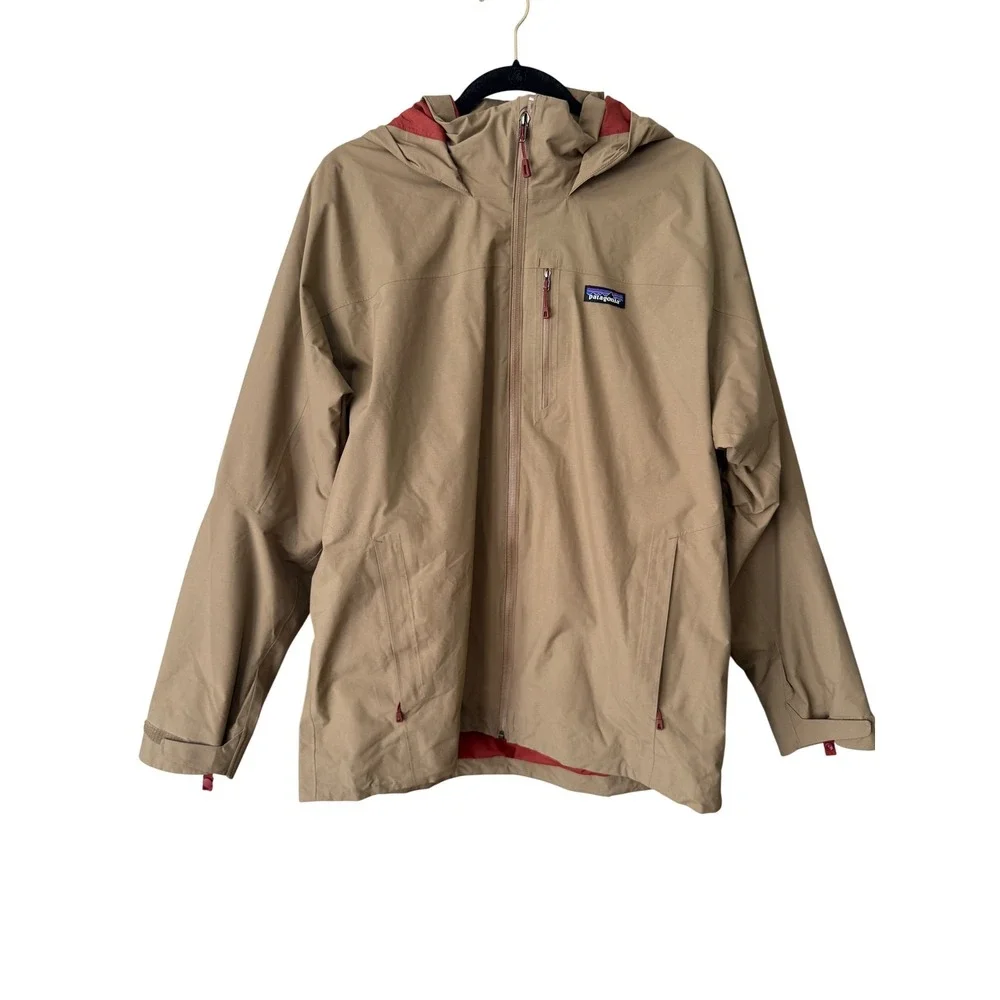 Patagonia Men's Large Windsweep Jacket shell Tan Size L